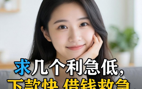 手头紧想借钱救急，求推荐几个利息低、下款快的靠谱平台？