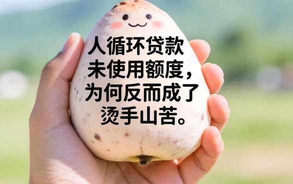 手里攥着个人循环贷款未使用额度，为何反而成了烫手山芋？