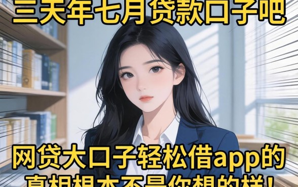 我翻了三天2026年七月贷款口子吧,发现网贷大口子轻松借app的真相根本不是你想的那样