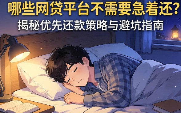 负债累累夜不能寐？哪些网贷平台不需要急着还？揭秘优先还款策略与避坑指南