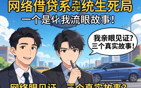 网络借贷系统里的生死局：我亲眼见证的三个真实故事