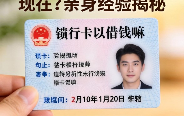 拿身份证银行卡可以借钱嘛现在？亲身经历揭秘，这几个靠谱渠道你必须知道