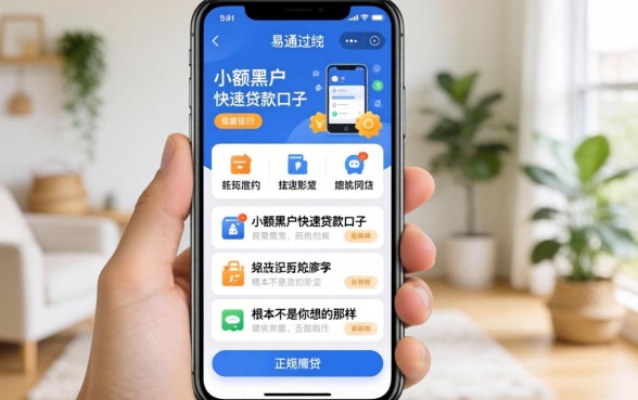 我试了几个所谓易通过的正规网贷软件，发现手机小额黑户快速贷款口子根本不是你想的那样