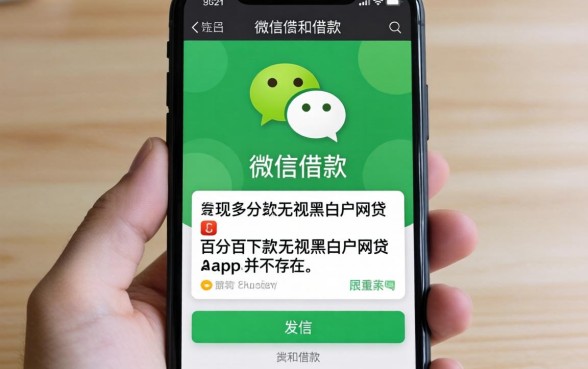 我用微信借款的软件救急,发现百分百下款无视黑白户网贷app并不存在