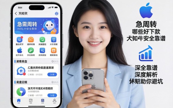 苹果手机用户急需周转?哪些软件好下款且安全靠谱?深度解析助你避坑