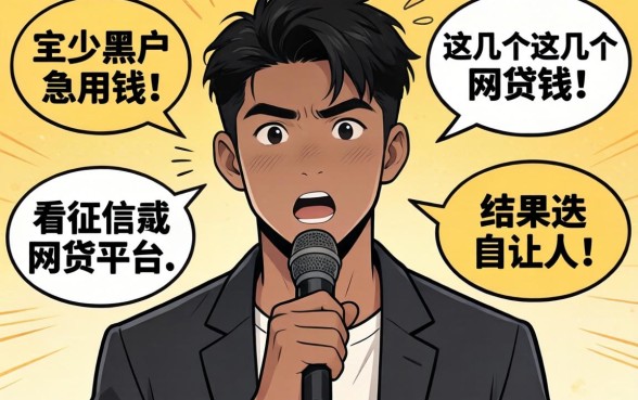 我20岁黑户急用钱，试了这几个不看征信的网贷平台，结果让人意外