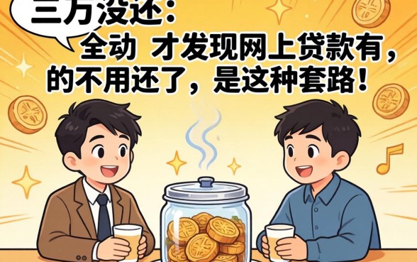 我借了三万没还,才发现网上贷款有的不用还了是这种套路