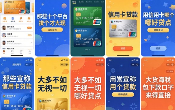 我试了十几个平台才发现,那些宣称用信用卡贷款哪个好贷点的,大多不如无视一切包下款口子来得直接