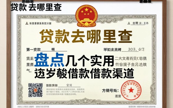 营业执照有没有贷款去哪里查?盘点几个实用的借款渠道