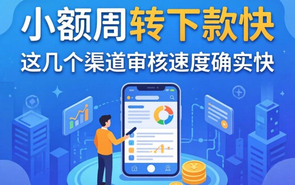 实测小额周转下款快的软件,这几个渠道审核速度确实快