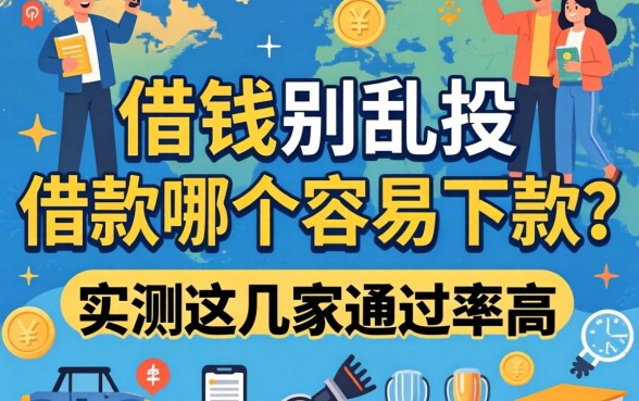急需用钱别乱投，借款哪个容易下款？实测这几家通过率高