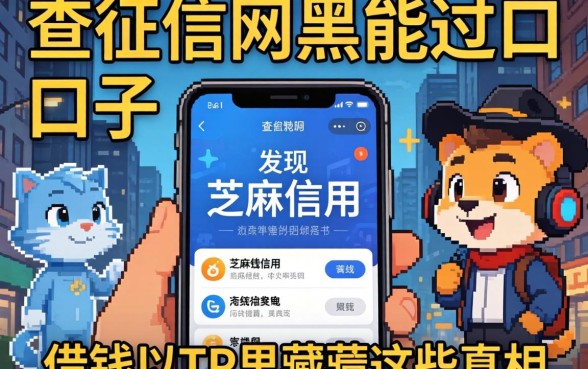 我试了几个不查征信网黑能过的口子，发现芝麻信用可以借钱的app里藏着这些真相