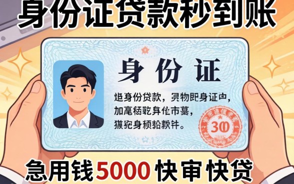 我试了那些仅凭身份证贷款秒到账的软件,发现急用钱5000快审快贷无需征信背后的真相