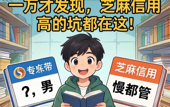 我借了一万才发现，芝麻信用高的坑都在这