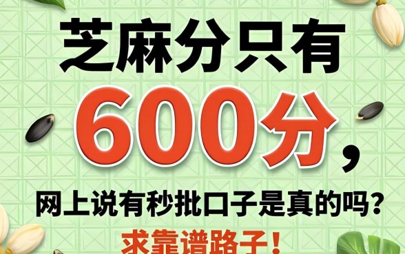 芝麻分只有600分，网上说有秒批口子是真的吗？求靠谱路子！