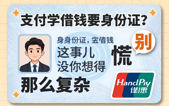 支付宝借钱要身份证?别慌,这事儿没你想得那么复杂