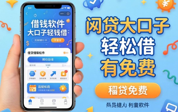 手机最好借钱的软件有哪些免费,概括五个网贷大口子轻松借软件