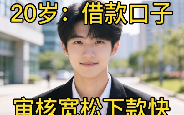 盘点几个20岁好借款的口子,审核宽松下款快