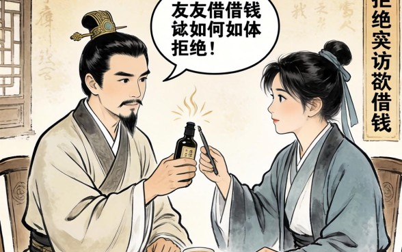 挚友突访欲借钱,如何体面拒绝?从拒绝借钱古文中寻找处世大智慧