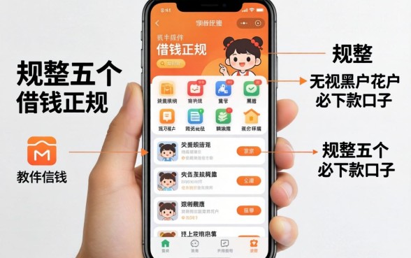 手机哪个软件借钱正规些呢,规整五个无视黑户花户必下款口子