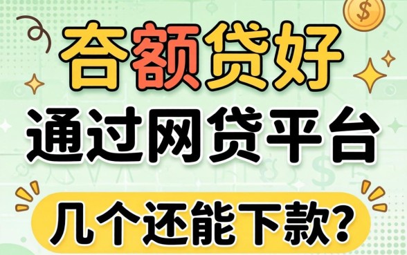 有什么大额贷好通过的网贷平台有哪些？整理了几个还能下款的