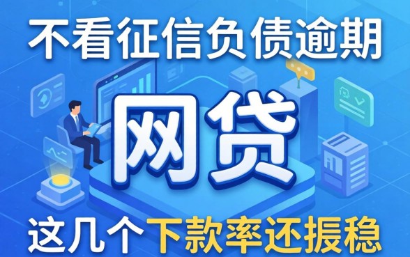 揭秘不看征信负债逾期的网贷，这几个下款率还挺稳