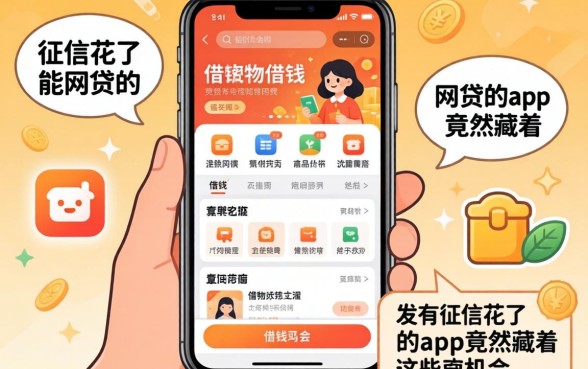 我翻遍了主流购物平台可以借钱的软件，发现征信花了能网贷的app竟然藏着这些机会