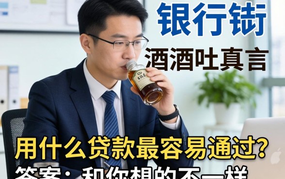 银行经理酒后吐真言：用什么贷款最容易通过？答案和你想的不一样