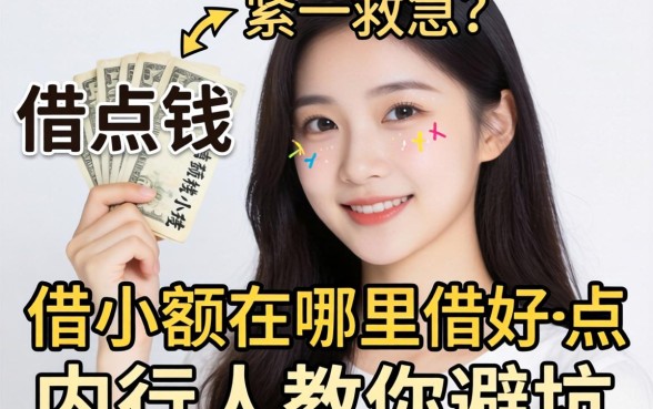 手头紧想借点钱救急?借小额在哪里借好一点?内行人教你避坑