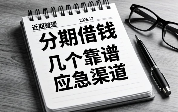 无视黑白分期借钱:近期整理的几个靠谱应急渠道