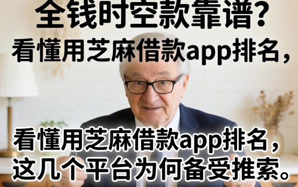 急需用钱时哪款靠谱?看懂用芝麻借款app排名,这几个平台为何备受推崇?