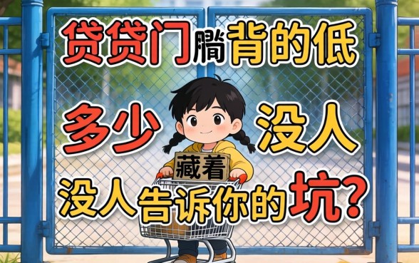 网贷门槛低的背后，藏着多少没人告诉你的坑？