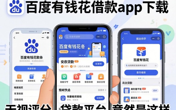 我试了几个像百度有钱花借款app下载一样安全的贷款软件，发现无视评分的贷款平台竟然是这样