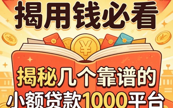 急用钱必看:揭秘几个靠谱的小额贷款1000平台