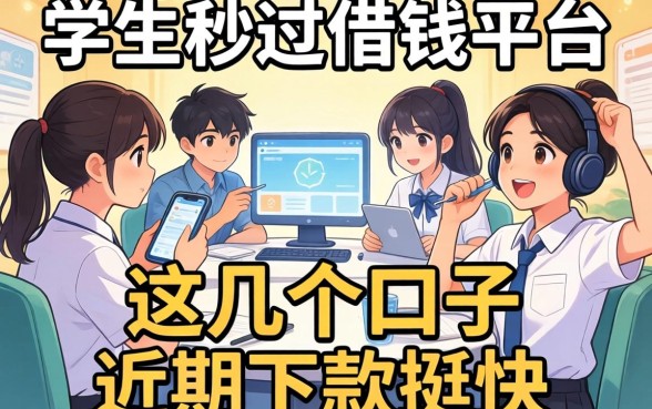 揭秘学生秒过借钱平台:这几个口子近期下款挺快