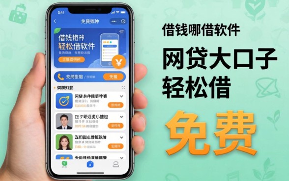 手机最好借钱的软件有哪些免费,概括五个网贷大口子轻松借软件