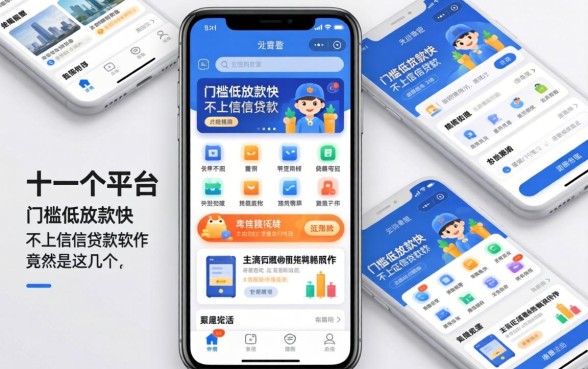 我试了十几个平台,发现门槛低放款快的不上征信贷款软件竟然是这几个