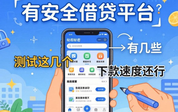 揭秘安全借贷平台有哪些软件,实测这几个下款速度还行