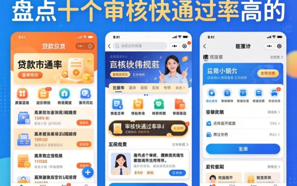 有什么正规的贷款软件?盘点十个审核快通过率高的平台