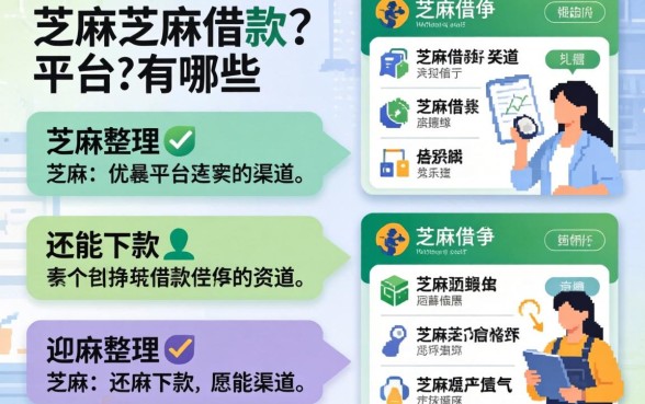 芝麻的借款平台有哪些？整理几个还能下款的渠道