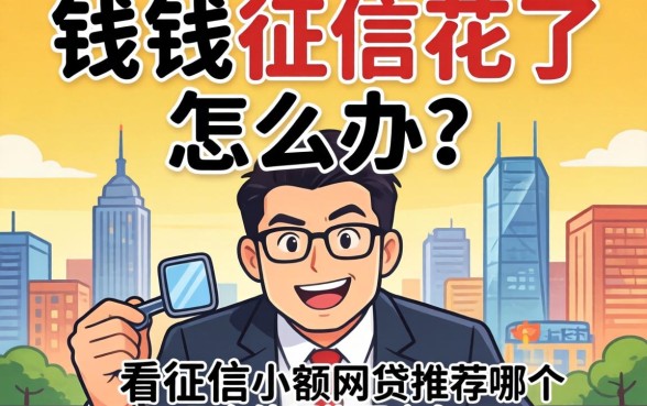 急需用钱征信花了怎么办？不看征信小额网贷推荐哪个平台能解燃眉之急？