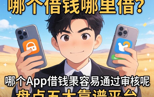 急需用钱哪里借?哪个app借钱最容易通过审核呢?盘点五大靠谱平台