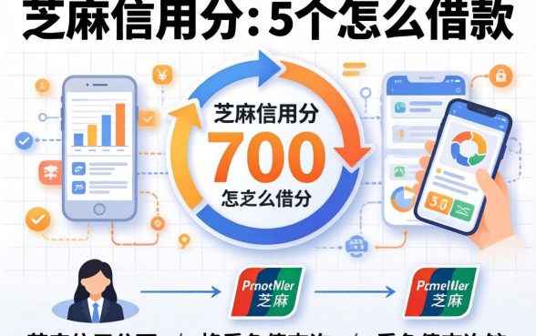 芝麻信用分700怎么借款,枚举5个不看负债查询的软件
