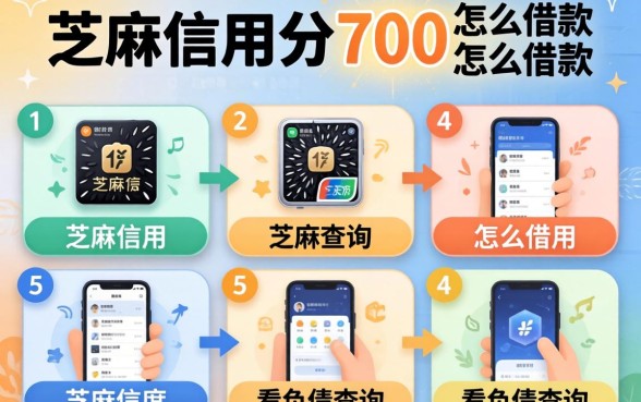 芝麻信用分700怎么借款,枚举5个不看负债查询的软件