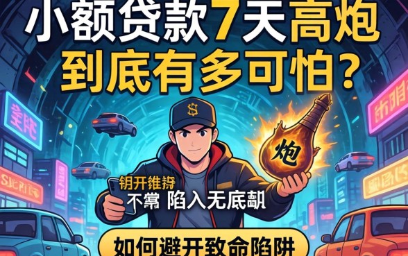 急需用钱点开链接却陷入无底洞？小额贷款7天高炮到底有多可怕，如何避开致命陷阱？