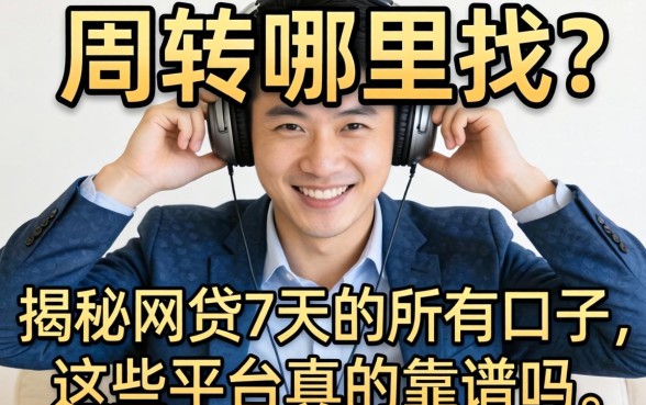 急需周转哪里找?揭秘网贷7天的所有口子,这些平台真的靠谱吗?