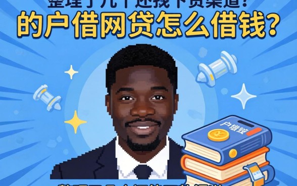 黑户借网贷怎么借钱?整理了几个还能下款的渠道