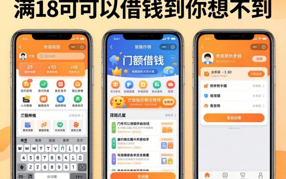 实测几款满18就可以借钱的小额软件,门槛低到你想不到