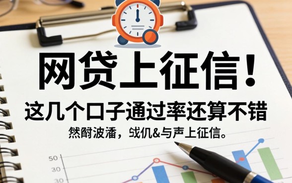 盘点网贷有哪些上征信的,这几个口子通过率还算不错
