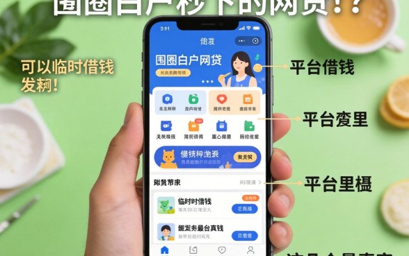 我试了一圈白户秒下的网贷，发现手机可以临时借钱的平台里这几个最真实